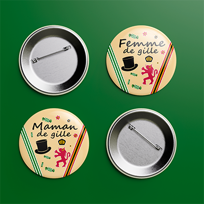 Badge personnalisé - Epingle